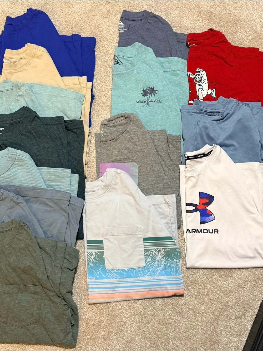 Bundle of 14 Boys Short Sleeve T-shirts